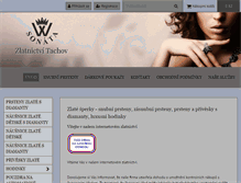 Tablet Screenshot of internetove-zlatnictvi.cz